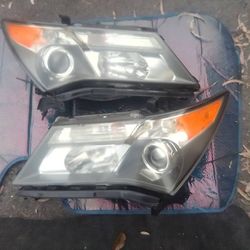 2007-2013 Acura MDX Headlights Xenon Hid With All The Accessories Oem.