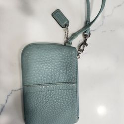 Leather Coach Coin Purse