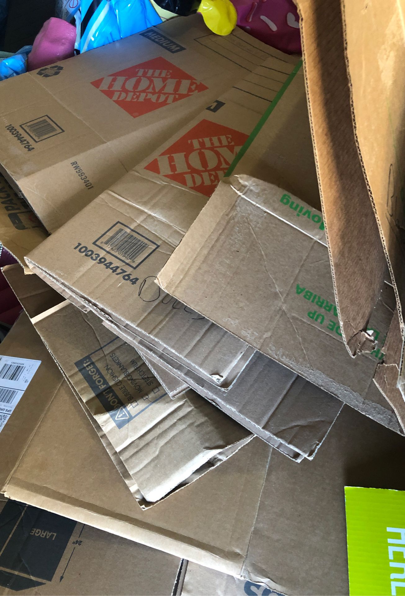 Moving Boxes, various size. FREE