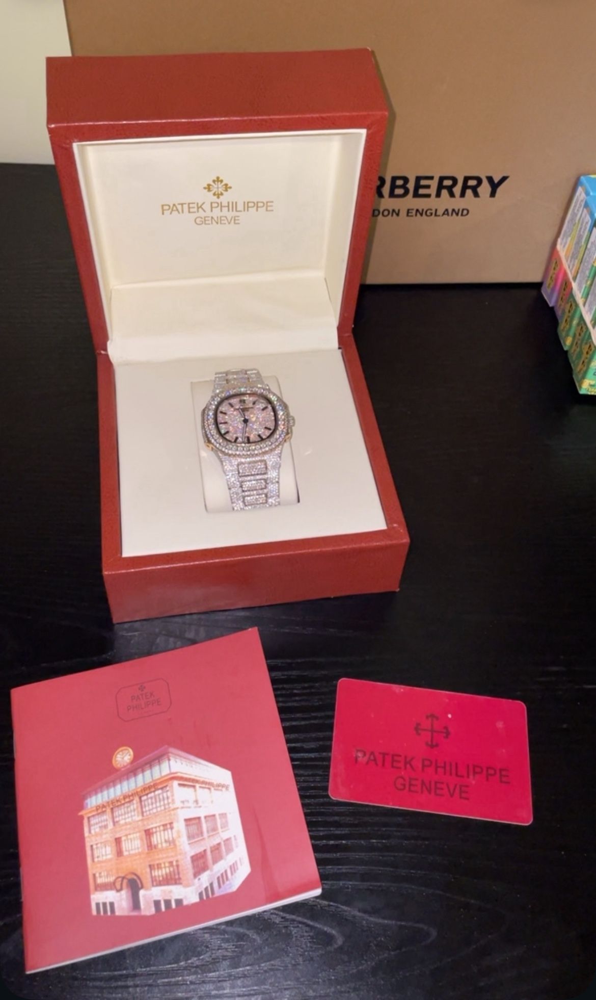 Moissanite Patek