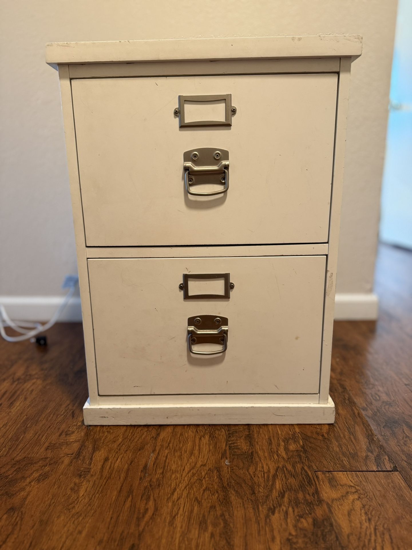 White Filing Cabinet