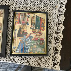 Two Beautiful framed ancient Egyptian painting $25 each