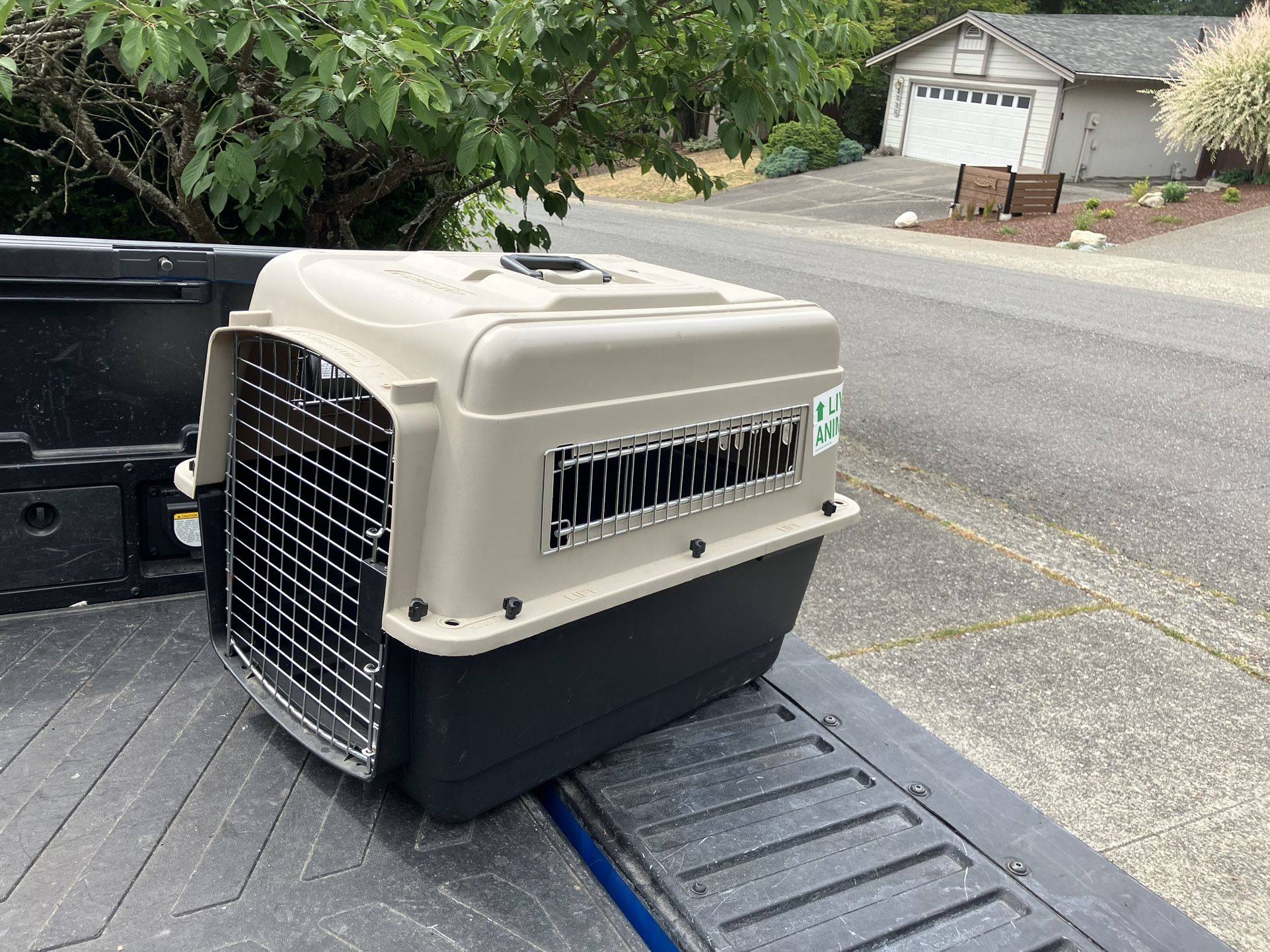 Medium Dog Kennel Crate Carrier Airline Approved like New 28” L by 20” W by 20” 
