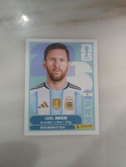 Messi panini fifa sticker