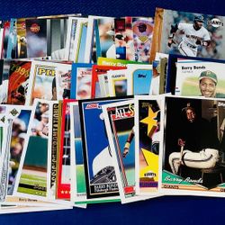 Barry Bonds Baseball Card Lot 