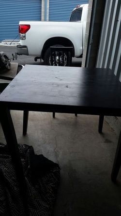 Counter height table chair
