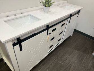 72 in double sink bath vanity