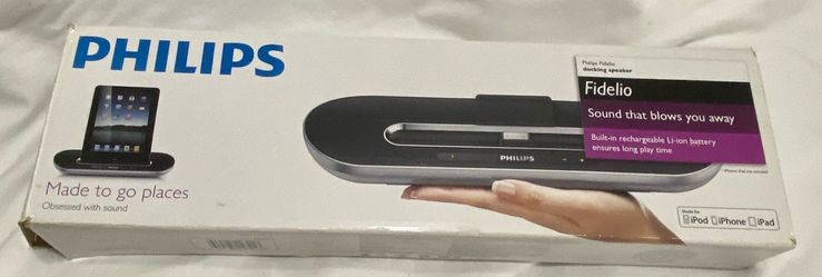 Philips Fidelio Docking Speaker iPhone iPad or iPod Power cord