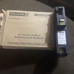 Square D - HOM120PCAFIC Homeline Circuit Breaker, 20-Amp, 120V, 1-Pole CAFCI , Plug-On Neutral