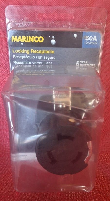 Dockside Receptacle, 50A 125/250V