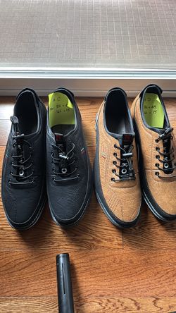 👞 KLKYKO Men’s Shoes – Size 15 (EU 49) – Black & Brown – 2 Pairs DEAL 👞