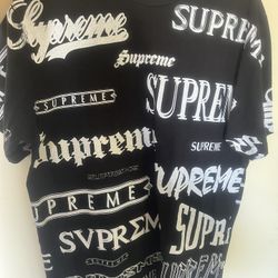 Supreme Tee Black Size M
