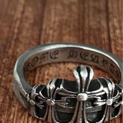 925 Chrome Hearts 2016 Tripple Cross Ring