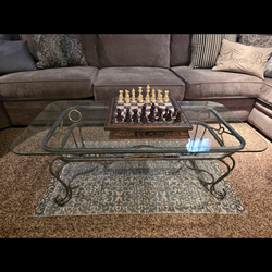 Three piece living room table set