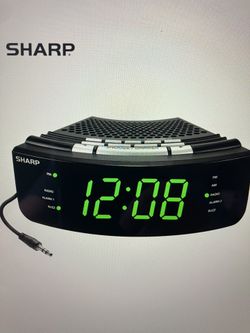 Sharp AM/FM Digital Alarm Clock (new)