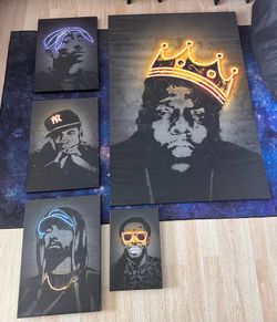 Hip Hop Legends Canvas Art
