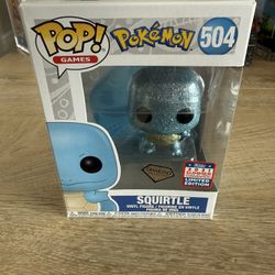 Squirtle Diamond Funko Pop (contact info removed) Summer Convention Limited Edition