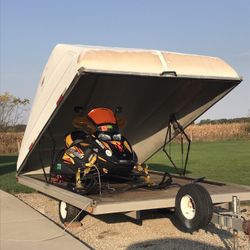 2003 Skidoo 600ho With Trailer 
