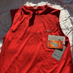 NWT New Reebok Play Dry Tank Top, Red Or Burgundy, XL, MSRP $21; NWT