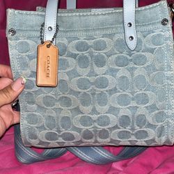 Coach Denim Purse 