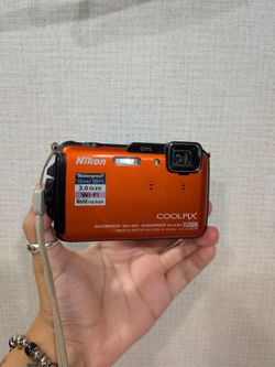 Nikon Coolpix AW110 16.0MP Waterproof Digital Camera Orange 📸