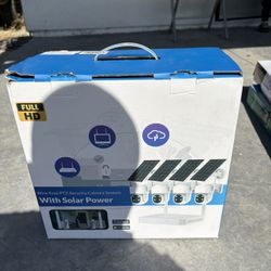 Wire Free Pts Security Camera System W Solar Power