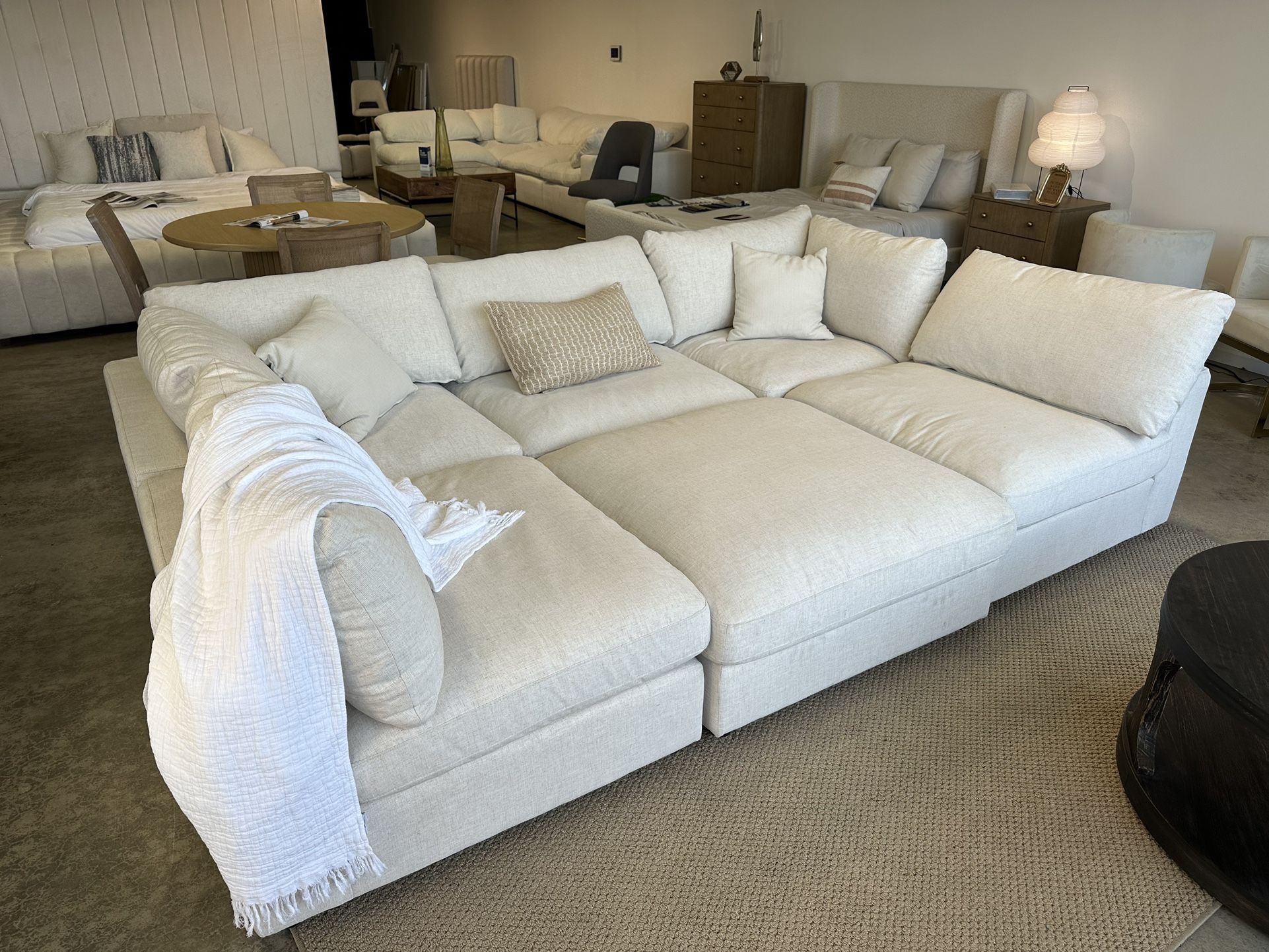 RH Style Cloud Modular Sectional Sleeper Sofá Bed — WAREHOUSE SALE