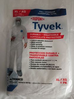 Tyvek suits XL