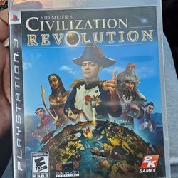 Sid Meir's Cilvilization Revolution PS3 Game