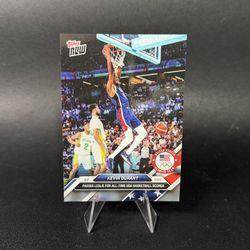 Topps Now Olympics Kevin Durant #20 Card all time USA basketball scorer