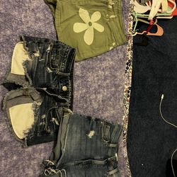 shorts from different brands 