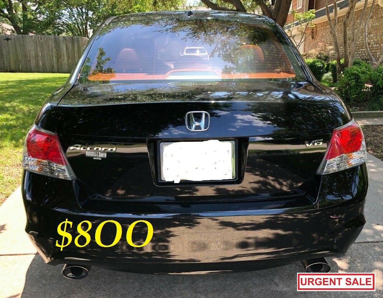 🎁💝$8OO URGENTLY I sell my family car 2OO9 Honda Accord EX-L Everything is working great! Runs great and fun to drive.🔑🔑