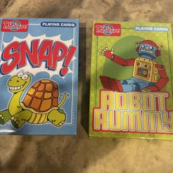 Kids Card Games-(Robot Rummy & Snap)