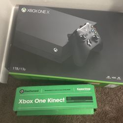 Xbox One x With Camera 