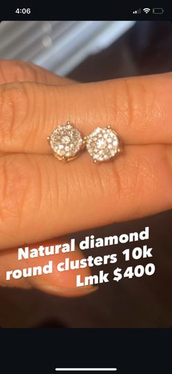 Natural Diamonds Round Clusters