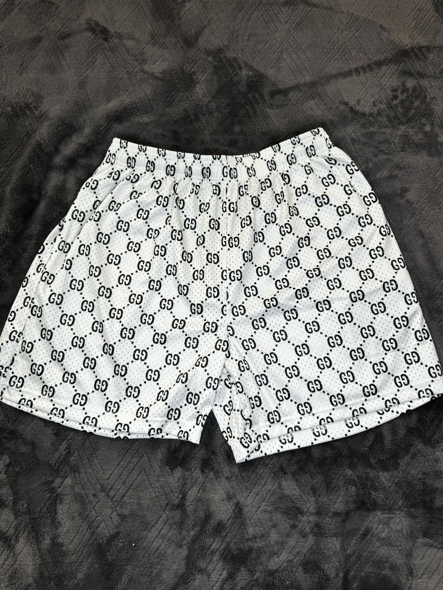 gucci print Mesh Shorts 