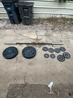 Barbell and weights