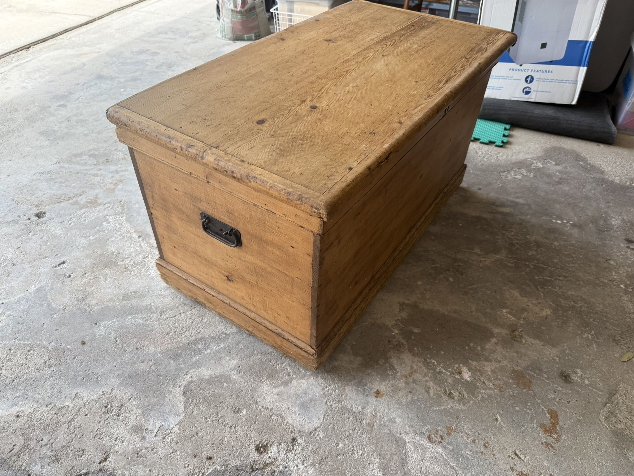 AUTHENTIC ANTIQUE BLANKET BOX