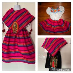 Embroidered Mexican Dress Vestidos Bordado Mexicanos Guadalupe