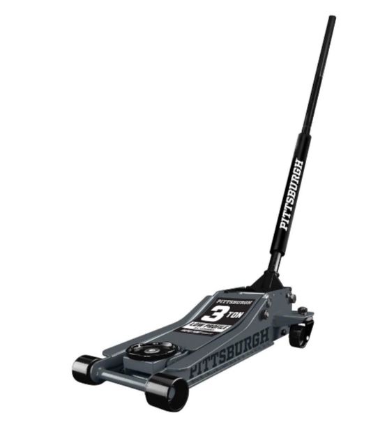 New Gray Low Profile 3 Ton Floor Jack with Rapid Pump Car Lift Garage