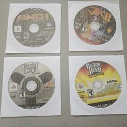 Four PlayStation 2 Games 