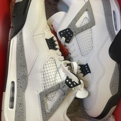 Air Jordan  4 Retro Summit White/ White Cement 