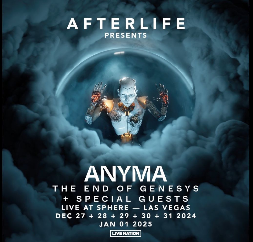 Anyma At Las Vegas Sphere For Dec 29