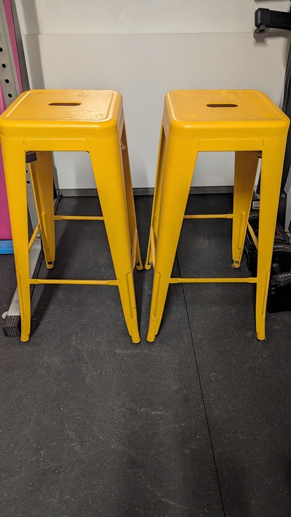 Metal Bar Stool 30 Inches Tall