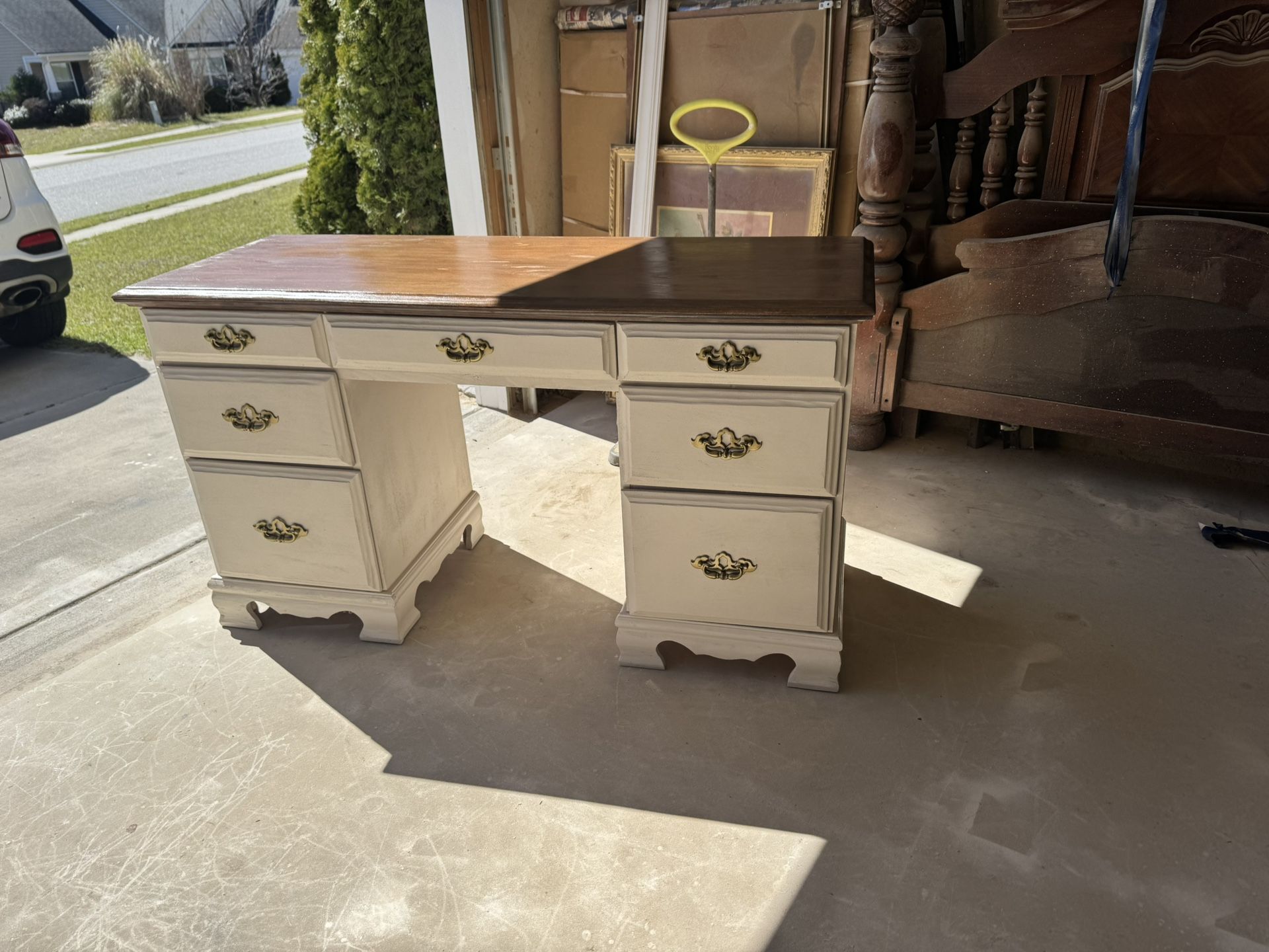 Farmhouse (Antique) Desk/Dresser/ Console Table/Entry Table