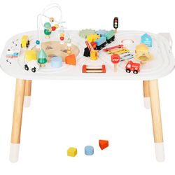 Baby Activity Cubes for Kids,Toddler Activity Cubes&Activity Center Table