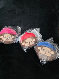Monchhichi baseball keychain