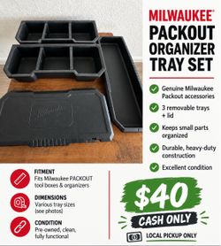 Milwaukee Packout Organizer Trays