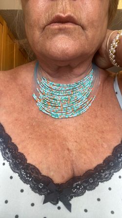 Lot of 4 seed bead layers of necklaces