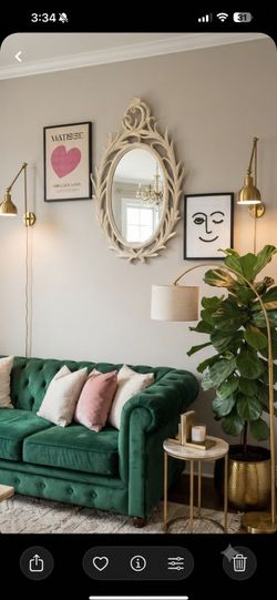 Hollywood regency mirror